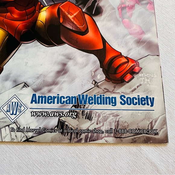 🛍️🛍️ MARVEL THE INVISIBLE IRONMAN IN FORGING FUTURE AMERICAN WELDING SOCIETY - Picture 3 of 10